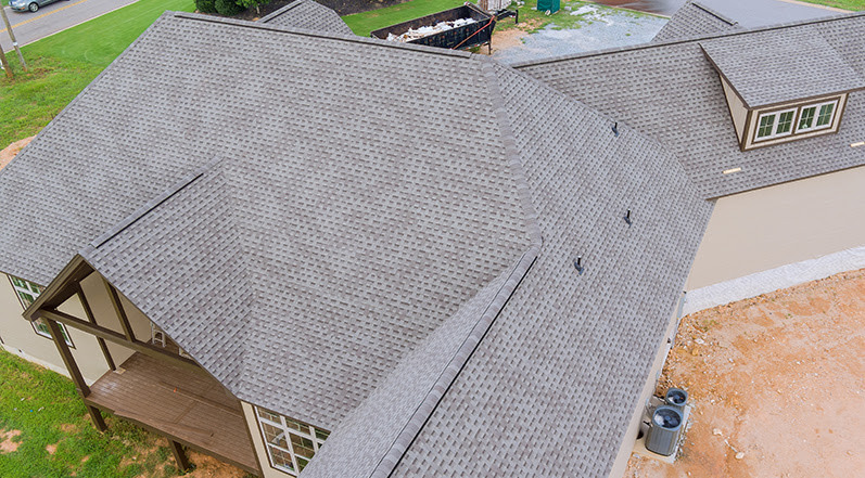 A Completed Roofing Job