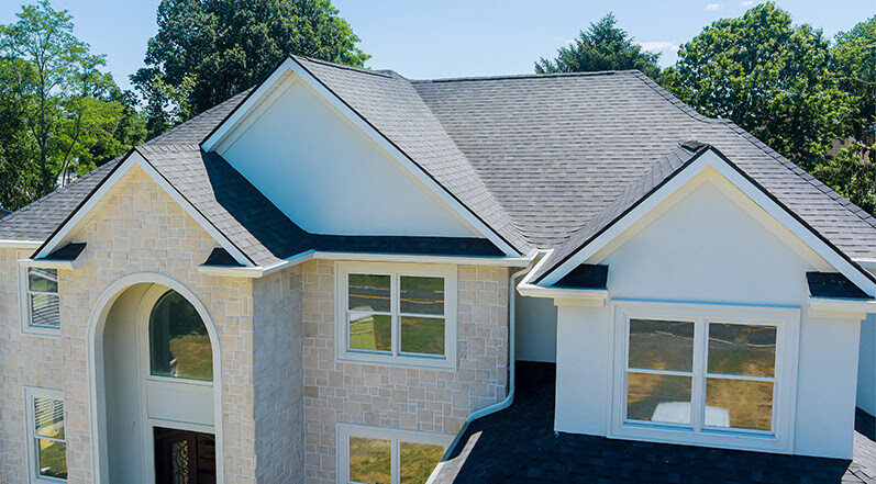 A Home With an Asphalt Shingle Roof-1