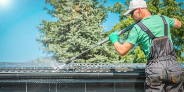 A Professional Roof Cleaner