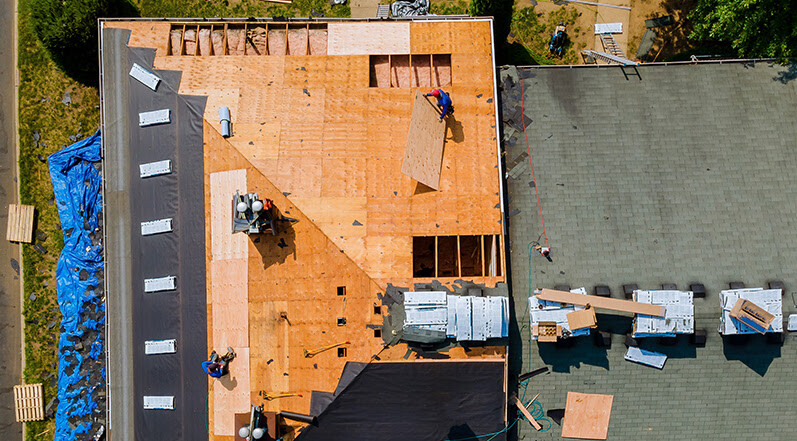 A Residential Roofing Job