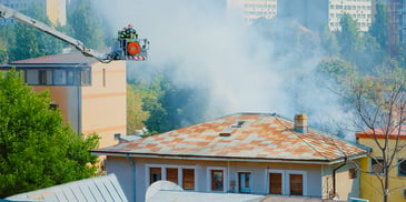 A Roof Fire