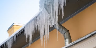 A Roof Ice Dam