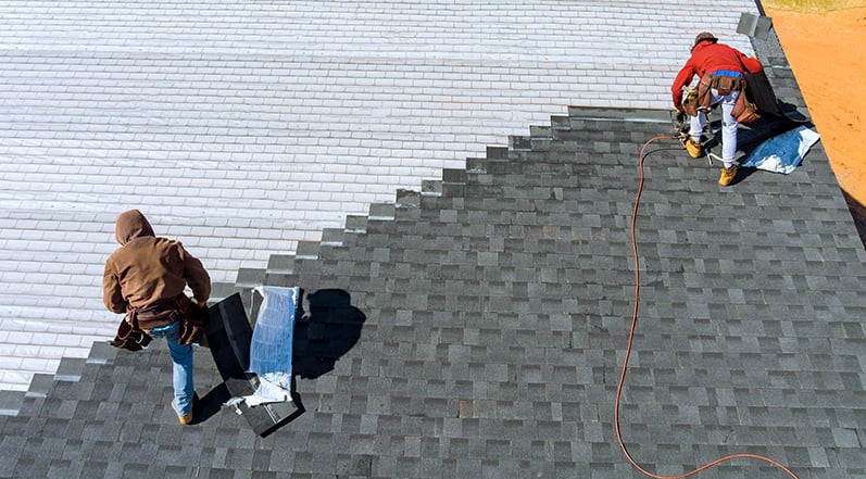 A Roof Installation Team