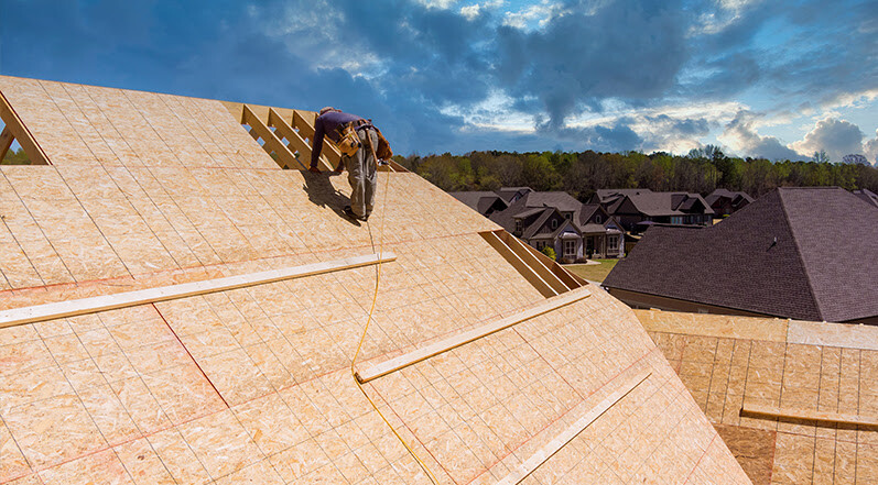 A Roof Sheathing Installation Project