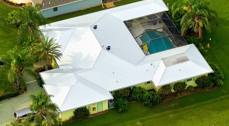 A Roof With Reflective Coating-1