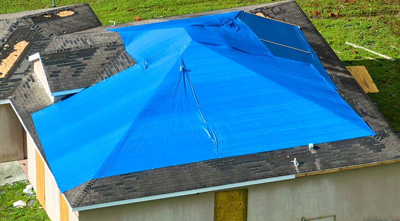 A Secure Roof Tarp