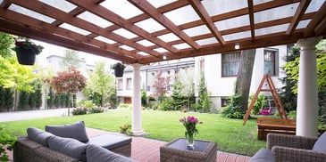 A Well-Maintained Pergola