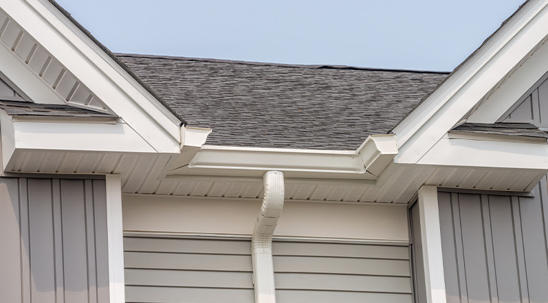 A Well-Maintained Roof and Gutter