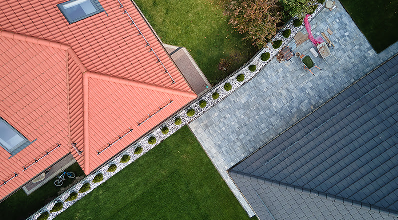 Asphalt and Tile Roofs