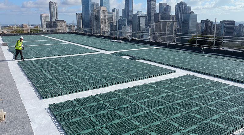 Blue Roofs and Water Detention Methods