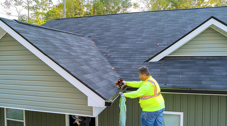 Cleaning a Roof-2