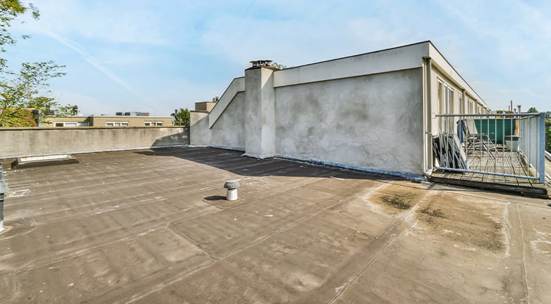 Commercial Building Flat Roof