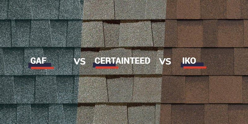 Roofing Shingle Types Compared: GAF vs. CertainTeed vs. IKO