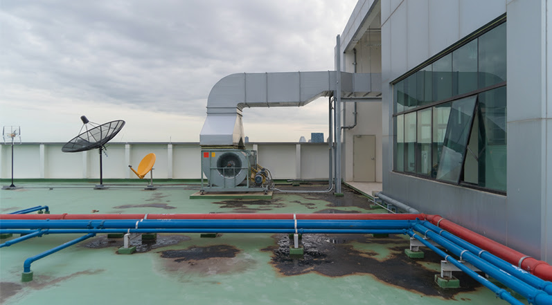 Grease Damage Signs on Your Roof