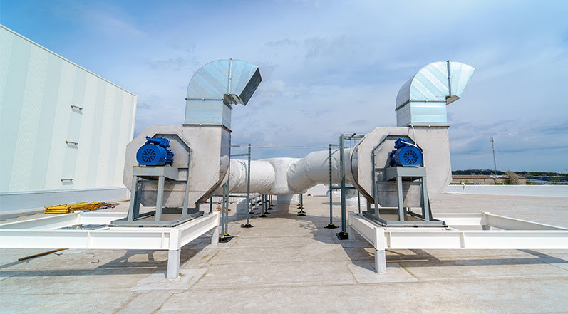 HVAC Equipment on a Roof