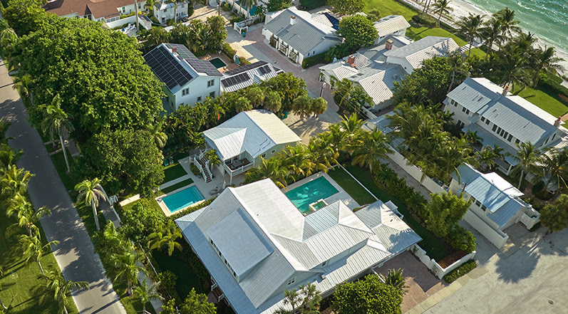 Homes on the Florida Coastline