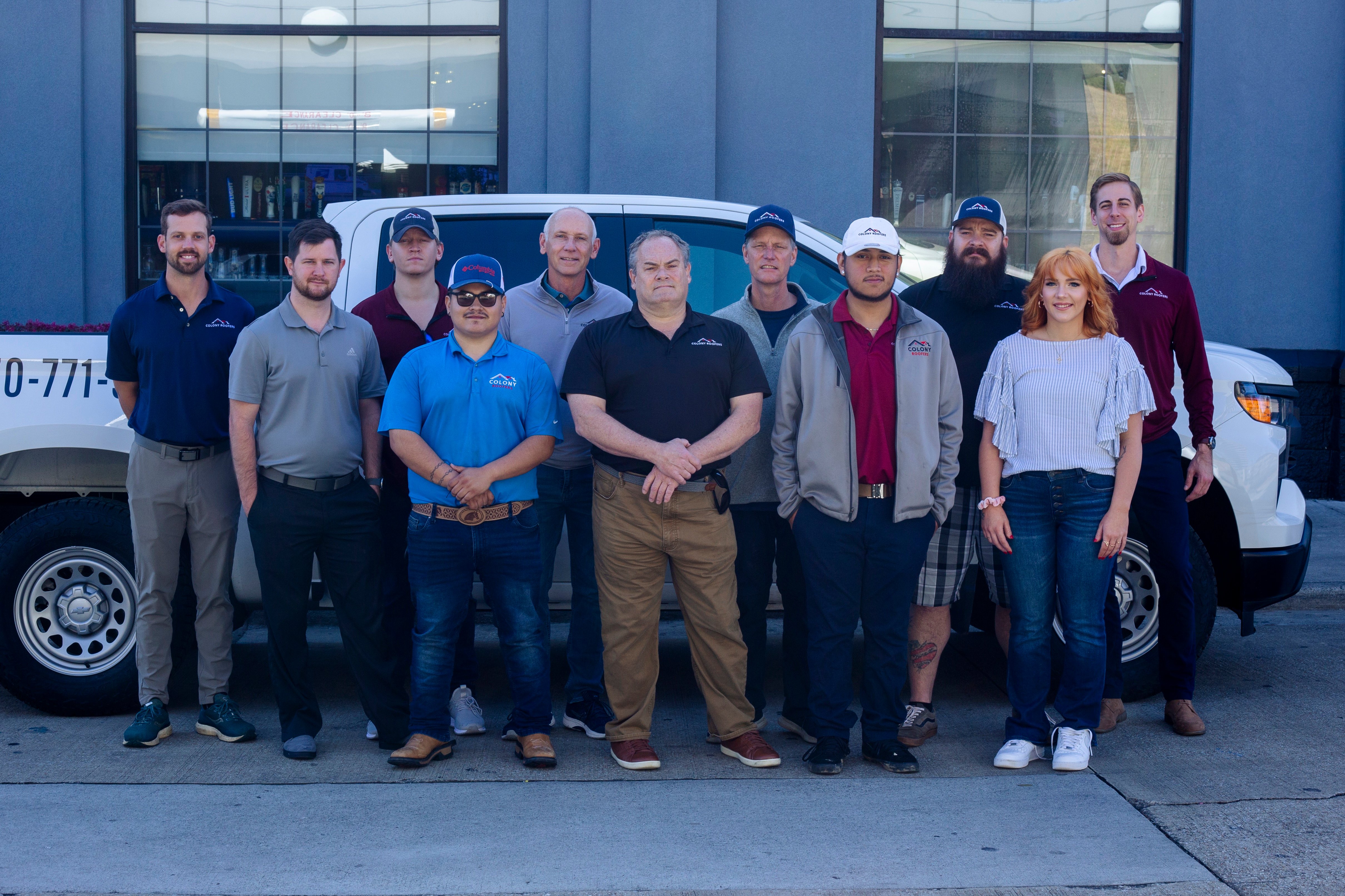 Atlanta roofing company team picture