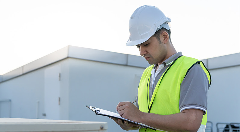 Insurance Adjuster Inspection