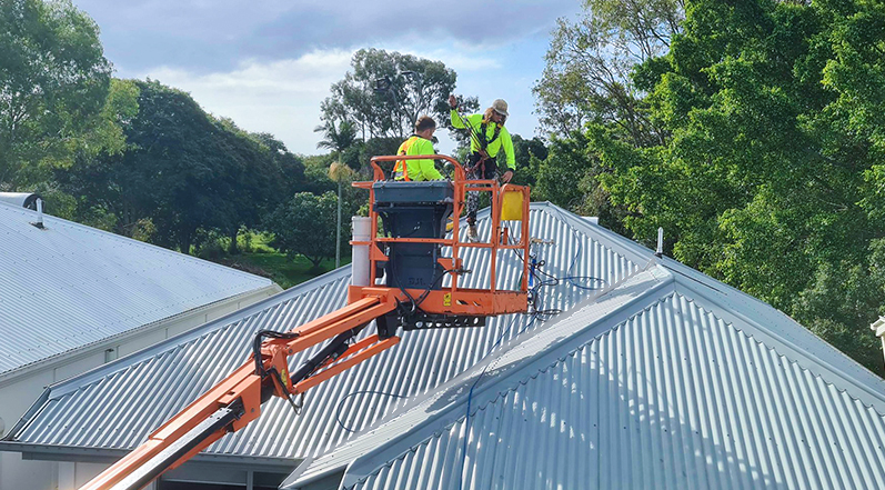Maintaining Coated Roof