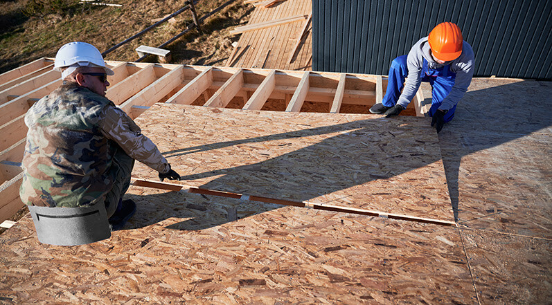 Oriented Strand Board Roofing