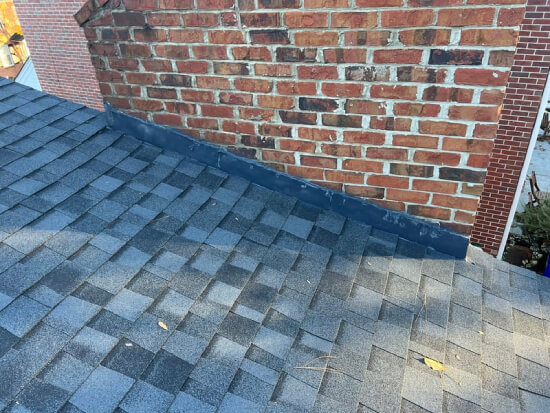 Architectural shingle roof that was recently installed