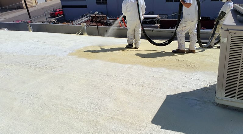 SPF Roof Application