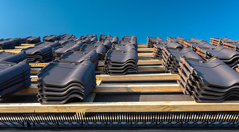 Shingles on an Unfinished Roof