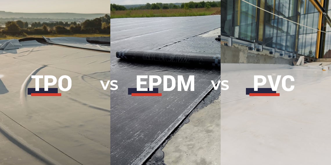 TPO vs. EPDM vs. PVC: Which Roofing Type is Best For Me?