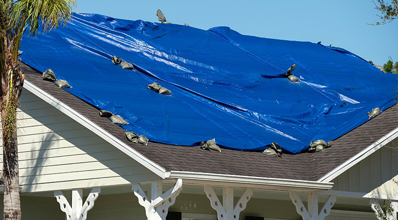 Use Temporary Roofing Patch