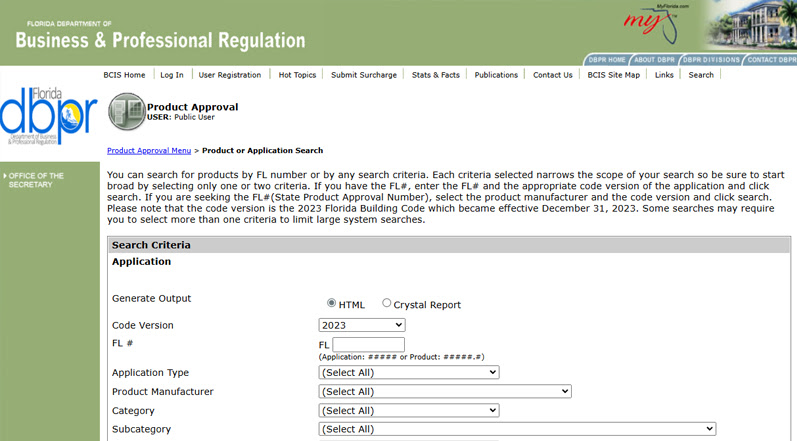 What the Florida Product Approval Number Means