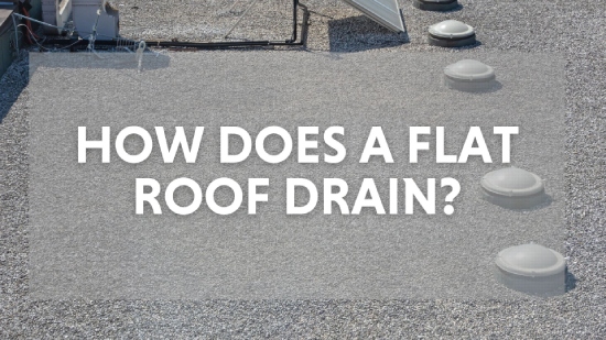 flat roof drainage